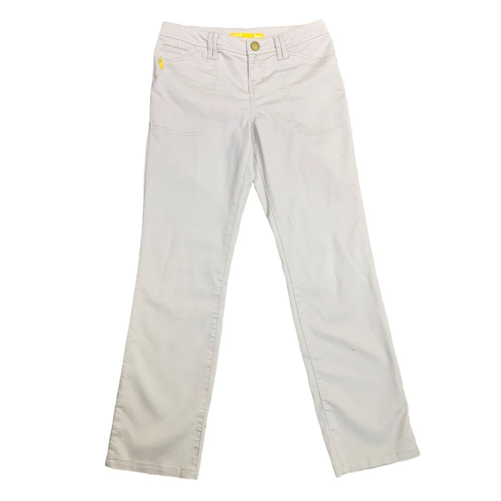 Lole Womens Khaki Bootcut Denim Jeans Pants Beige Tan Size 4